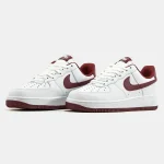 Nike Air Force 1 Low White Bugrundy - Зображення 3