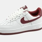 Nike Air Force 1 Low White Bugrundy - Зображення 4