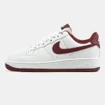 Nike Air Force 1 Low White Bugrundy - Зображення 5