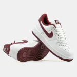 Nike Air Force 1 Low White Bugrundy - Зображення 2