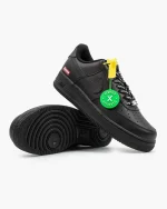 Nike Air Force 1 Low x Supreme Black Red - Зображення 3