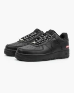 Nike Air Force 1 Low x Supreme Black Red - Зображення 2
