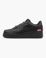 Nike Air Force 1 Low x Supreme Black Red - Зображення 4