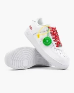 Nike Air Force 1 Low x Supreme White Red - Зображення 3