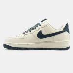 Nike Air Force 1 x Supreme Beige Blue - Зображення 6