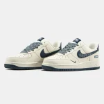 Nike Air Force 1 x Supreme Beige Blue - Зображення 3