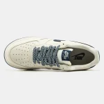 Nike Air Force 1 x Supreme Beige Blue - Зображення 7