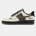 Nike Air Force 1 x Supreme Beige Brown - Зображення 4