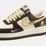 Nike Air Force 1 x Undefeated Brown Beige - Зображення 4