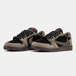 Nike Air Jordan 1 Low x Travis Scott Brown Black - Зображення 3