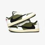 Nike Air Jordan 1 Low x Travis Scott Reverse Olive Medium - Зображення 3