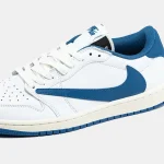 Nike Air Jordan 1 Low x Travis Scott White Blue - Зображення 6