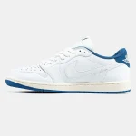 Nike Air Jordan 1 Low x Travis Scott White Blue - Зображення 5