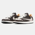 Nike Air Jordan 1 Low x Travis Scott x Louis Vuitton Brown - Зображення 3