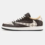 Nike Air Jordan 1 Low x Travis Scott x Louis Vuitton Brown