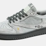 Nike Air Jordan 1 Low x Travis Scott x Louis Vuitton Grey - Зображення 6