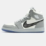 Nike Air Jordan 1 Retro x Dior White Grey