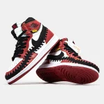 Nike Air Jordan 1 Retro x Union L.A Red Black White - Зображення 2