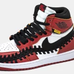Nike Air Jordan 1 Retro x Union L.A Red Black White - Зображення 5