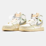 Nike Air Jordan 1 Retro x Union L.A White Beige Grey - Зображення 3