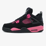 Nike Air Jordan 4 Black Neon Pink
