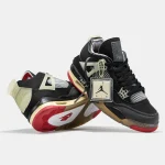 Nike Air Jordan 4 Retro Black Red Grey - Зображення 2