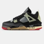 Nike Air Jordan 4 Retro Black Red Grey - Зображення 4