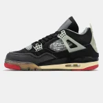 Nike Air Jordan 4 Retro Black Red Grey - Зображення 5