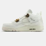 Nike Air Jordan 4 Retro Metallic Gold - Зображення 5
