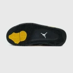 Nike Air Jordan 4 Retro Thunder Black Yellow - Зображення 5