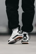 Nike Air Jordan 4 Retro White Black - Зображення 5