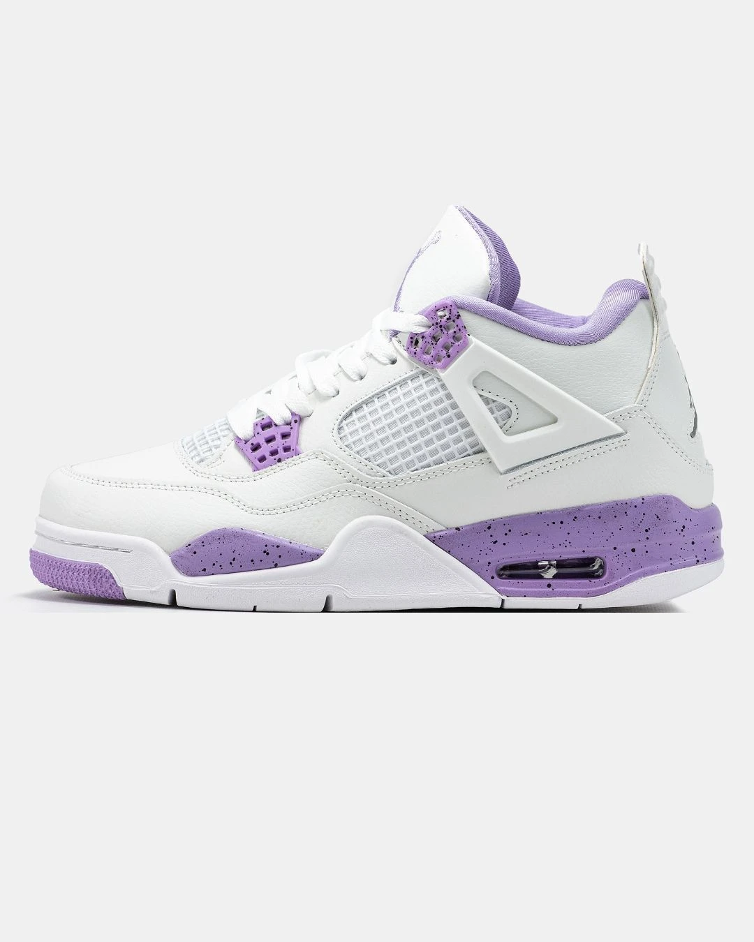 nike-air-jordan-4-retro-white-purple-30059360329366 Nike Air Jordan 4 Retro White Purple - Зображення 1