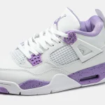 Nike Air Jordan 4 Retro White Purple - Зображення 5