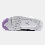 Nike Air Jordan 4 Retro White Purple - Зображення 7