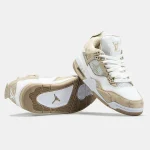 Nike Air Jordan 4 Retro x Louis Vuitton White Beige - Зображення 2