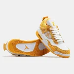 Nike Air Jordan 4 Retro x Louis Vuitton White Yellow - Зображення 2