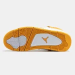 Nike Air Jordan 4 Retro x Louis Vuitton White Yellow - Зображення 8
