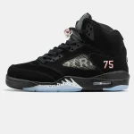 Nike Air Jordan 5 x PSG Paris Saint-Germain Black - Зображення 4