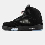 Nike Air Jordan 5 x PSG Paris Saint-Germain Black - Зображення 5