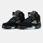 Nike Air Jordan 5 x PSG Paris Saint-Germain Black - Зображення 3