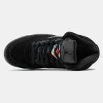 Nike Air Jordan 5 x PSG Paris Saint-Germain Black - Зображення 7
