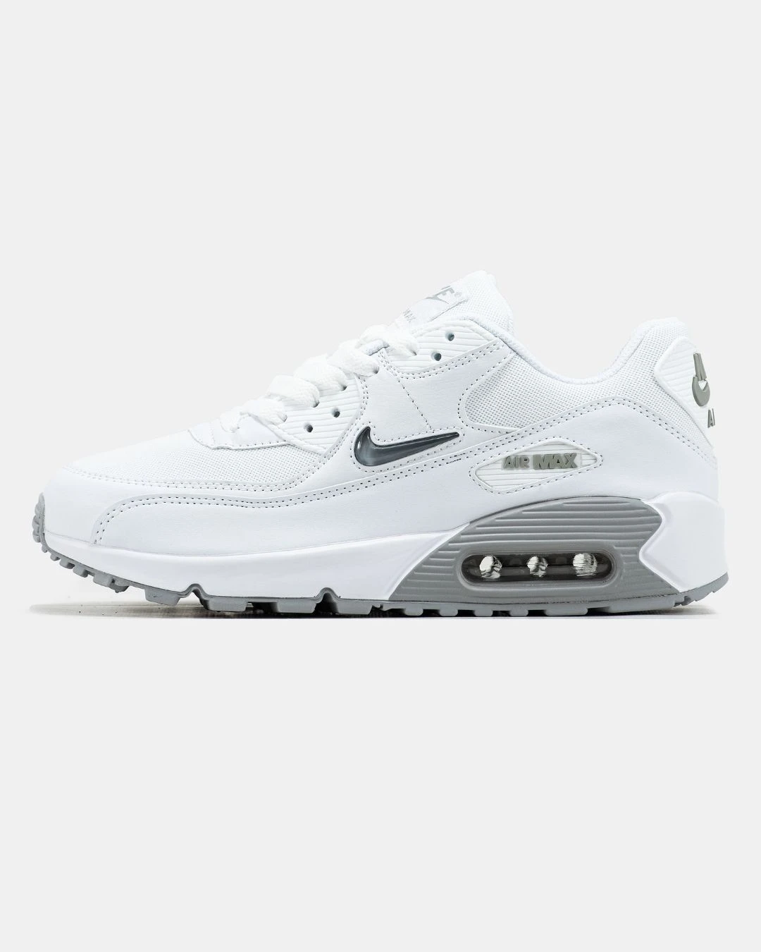 nike-air-max-90-white-grey-90042943472836 Nike Air Max 90 White Grey - Зображення 1