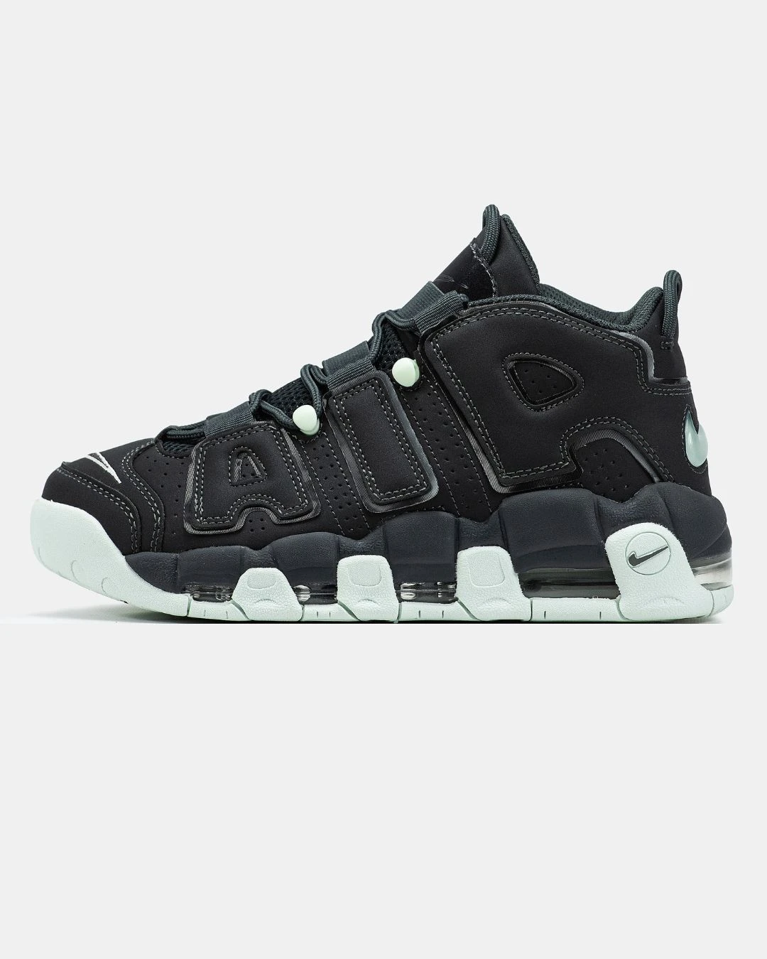 nike-air-more-uptempo-96-dark-smoke-grey-and-barely-green-69593255015980 Nike Air More Uptempo 96 Dark Smoke Grey and Barely Green - Зображення 1