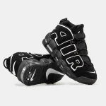 Nike Air More Uptempo Black White - Зображення 2