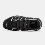 Nike Air More Uptempo Black White - Зображення 6