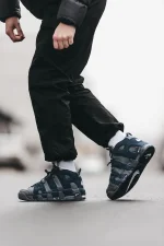 Nike Air More Uptempo Grey Blue - Зображення 3