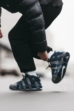 Nike Air More Uptempo Grey Blue - Зображення 4