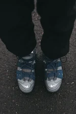 Nike Air More Uptempo Grey Blue - Зображення 11