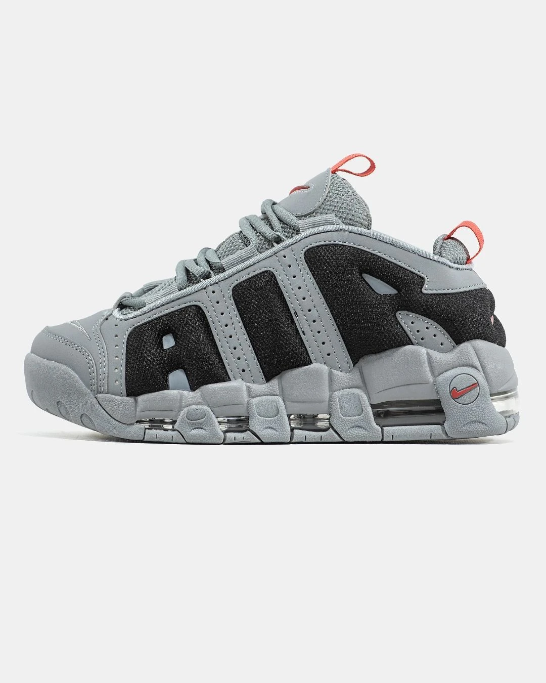 nike-air-more-uptempo-low-dark-grey-light-crimson-34236009669611 Nike Air More Uptempo Low Dark Grey Light Crimson - Зображення 1