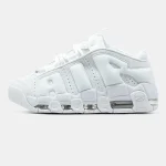 Nike Air More Uptempo Low Triple White - Зображення 4